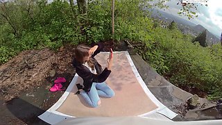 Perfect Teen 18+ Sucks And Fucks Outdoor - Lili Charmelle