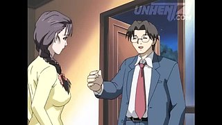 Uncensored Hentai: Stepmom Catches Stepson Masturbating with Her Lingerie