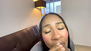 I Discover That My Stepsister-in-law Does Porn and We End up Fucking Very Well in Exchange for My Silence