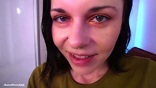AimeeWavesXXX's Amateur Passion in Waiting Room Heat