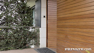 Aruna Aghora shoves a big black cock deep inside