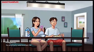 Summertime Saga Part 22 By DarkCookie - Horny Tenant Wants To Fuck BBW Sexy MILF Landlady In Her House