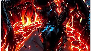 Demonic Lava Lady Fucks Like A Goddess And Demands Hot Cum All Over Her Face. Ai Generated