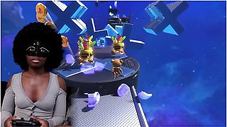 Astro Bot And Stripping With Ebony Butts (challenge Levels Gameplay)