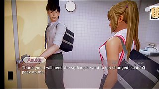 Waifu Academy adventure with busty babes and no limits