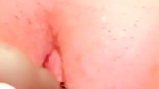 Squirting with Toy
