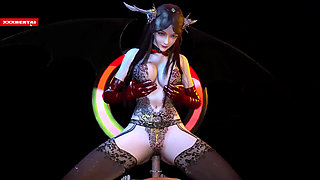 Queen Bigtits in the Cloud - 3D Animation