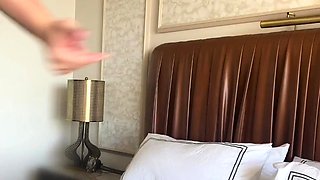 Katie amateur brunette girl toying pussy with a vibrator