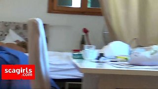 Amateur Blonde Babe's Rough Sex in Venice