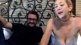 Blonde beauty with big boobs pt02