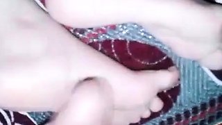 Arab Girl's Hot Milk and Feet Webcam Show