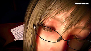 Sexy Blonde MILF Hot Sex With Huge Cock - 3D Realistic