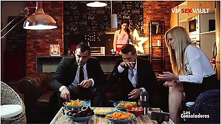 Sicilia & Cassie Fire Hot Foursome With Two Studs After Lesbian Makeout