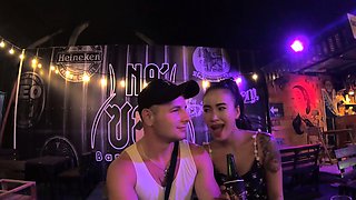 Curvy Thai girlfriend moans loud for sex