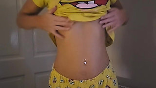 Stripping From My Spongebob Pjs