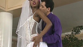 Ebony Bride Shares Big Dick with a Hot German Slut