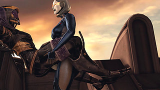 Space Commander Ava Futa Girl 3D Animation - Universal Defenders