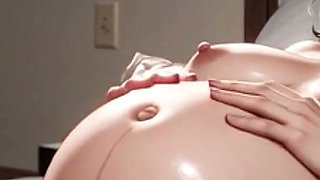 9 Months Pregnant Hairy Pussy Masturbation - Extremely Horny & Wet Bush