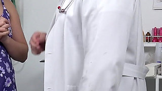 Sexy MILF Ally Style examined by freaky doctor