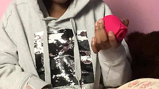 Ebony Webcam Girl Model Unboxing NEW Sex Toy