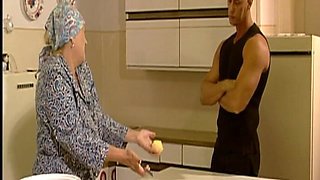 Blonde Mature German Housewife with Naturals Gets Fisted and Fucked
