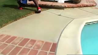 DOWN FOR BBC - Chyanne Jacobs Fucking BBC Poolside