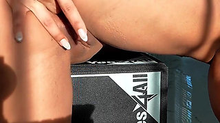 Curvy Latina Brandy Salazar Squirts Huge on Monster BBC Dildo