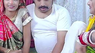 Omg - Desi Indian Brother in Law Takes All Hot & Sexy Bihari Bhabhiji at Once ( Bhabhi Gangbang )