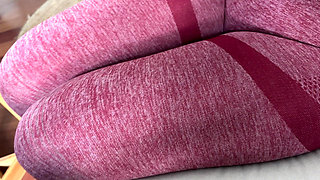 Sensual Stepmom Foot Rubbing and Tickling Sweaty Soles After Her Run