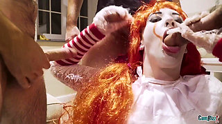 Dutch clown cumslut Halloween