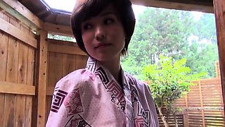 Hasumi gets picked and fucked in different positions