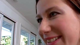 Busty Milf with meaty fun bags performs cunnilingus on a