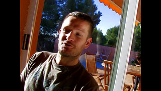 Lucky Guy Bangs Two Young Sluts Pool Side