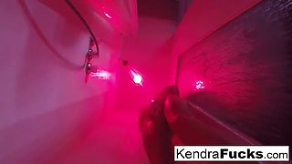 Kendra Cole takes a sexy shower!