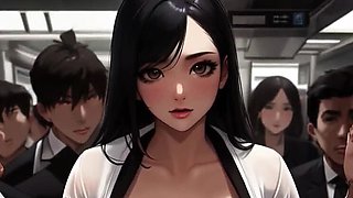 Spicy Toons: Subway 2 Full Movie - Japanese Hentai Train Fuck & Blonde Blowjob
