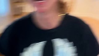 Riley Reid Slobbering And Cumming All Over His Cock