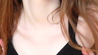 Cute Redhead Striptease to Fully Nude