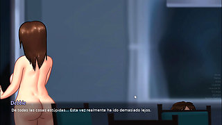 Masturbating stepmom in the pool