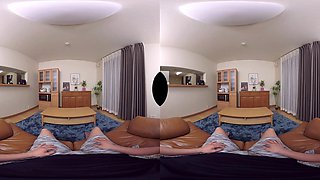 Japanese Explores VR Toilet POV With Sensual Masturbation
