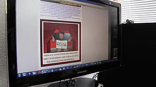 Spex secretary dominating over pet played slave