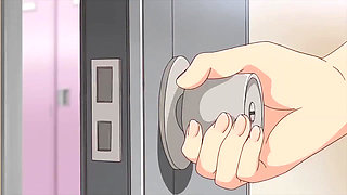 Cute girl having fun with clooage clasmate