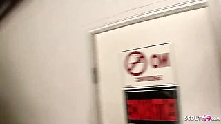 Blonde Teen with Small Tits Fucks Older Guy Next Door While Wife Is Away