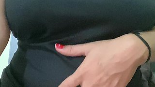 I Fucked Myself in a Black Sexy Dress and Had a Lot of Fun