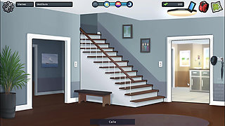 Stepmom doing a Russian in the laundry room alone