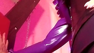 Eva Latex Leggins Footjob Fetish Big Ass Mistress Femdom Rubber BDSM