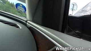 Picked up street lady makes client cum after doggystyle