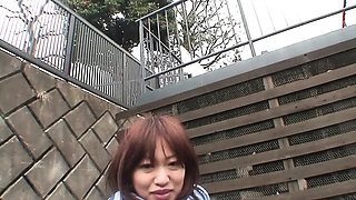 Japanese MILF Neighbor Squeals and Shivers During Creampie Sex
