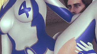 Invisible Woman Is Getting Fucked with Elastic Dick 2