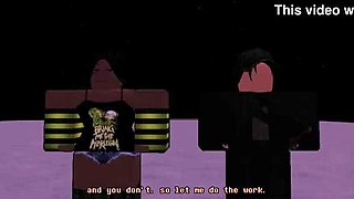 Roblox Demon Girl Dominates Monster Hunter with Rough Cowgirl Sex - Animated POV Blowjob & Deepthroat