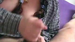 Bedroom Stroking with BBW Queen